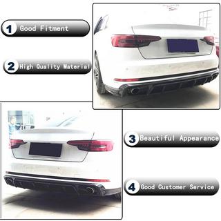 Heckdiffusor (für S4 2017-2020, Carbon) Audi A4 B9 2015-2024 Foto 2