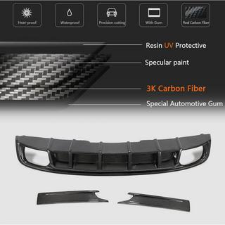 Heckdiffusor (für S4 2017-2020, Carbon) Audi A4 B9 2015-2024 Foto 3