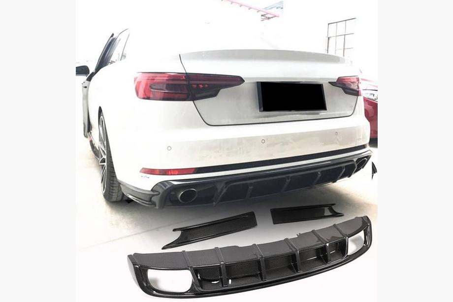 Audi A4 B9 2015-2024 Heckdiffusor (für S4 2017-2020, Carbon) Image