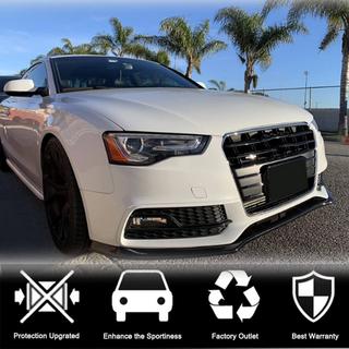 Frontlippe V1 passend für S-Line 2012-2015, Carbon Audi A5 2007-2015 Foto 2