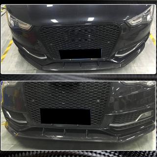 Frontstoßstange Lippe V4 Aufsatz (für S-Line 2012-2015, Carbon) Audi A5 2007-2015 Foto 3
