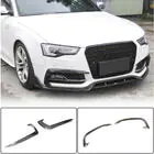 Audi A5 2007-2015 Abdeckungen für Nebelscheinwerfer (für S-Line 2012-2015, Carbon) Foto 1