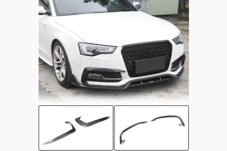 Audi A5 2007-2015 Abdeckungen für Nebelscheinwerfer (für S-Line 2012-2015, Carbon) Image