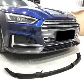 Frontlippe Stoßstange Lip (für S-Line Coupe/Cabriolet 2016-2020, Carbon) Foto 1