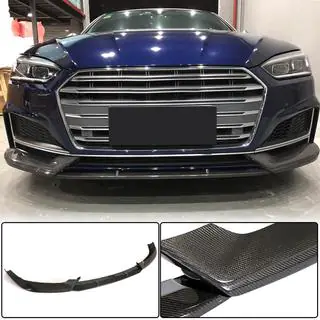 Frontlippe Stoßstange Lip (für S-Line Coupe/Cabriolet 2016-2020, Carbon) Foto 2