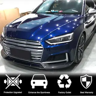 Frontlippe Stoßstange Lip (für S-Line Coupe/Cabriolet 2016-2020, Carbon) Foto 4