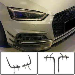 Frontstoßstangen Flap V2 Aufsätze (für S-Line 2016-2020, Carbon) Foto 1