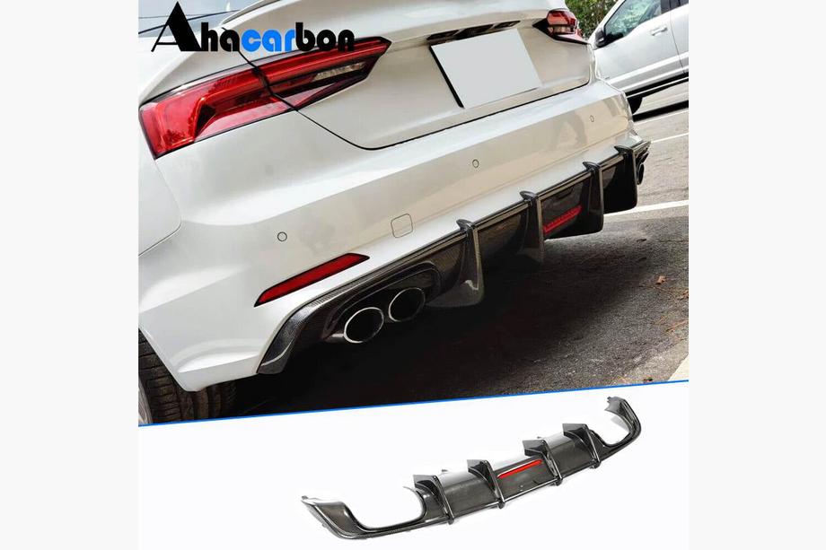 Audi A5 2016-2025 Heckdiffusor V1 (für S-Line 2016-2020, Carbon) Foto 1