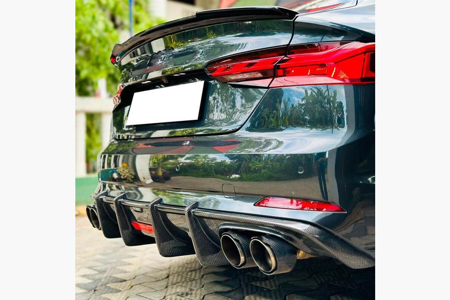 Audi A5 2016-2025 Heckdiffusor V1 (für S-Line 2016-2020, Carbon) Foto 3