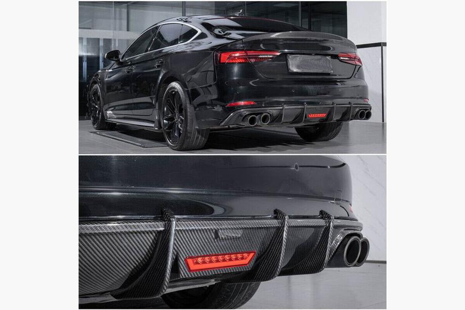 Audi A5 2016-2025 Heckdiffusor V1 (für S-Line 2016-2020, Carbon) Foto 5