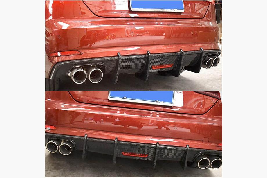 Audi A5 2016-2025 Heckdiffusor V1 (für S-Line 2016-2020, Carbon) Foto 6