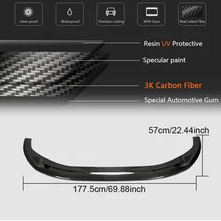 Frontspoiler Lippe V3 (für S-Line 2021-2025, Carbon) Foto 4
