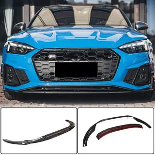 Frontlippe V1 für Stoßstange S-Line 2021-2025 Carbon Foto 1