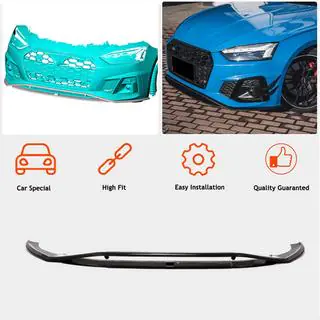 Frontlippe V1 für Stoßstange S-Line 2021-2025 Carbon Foto 2