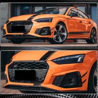Frontlippe V1 für Stoßstange S-Line 2021-2025 Carbon Foto 4