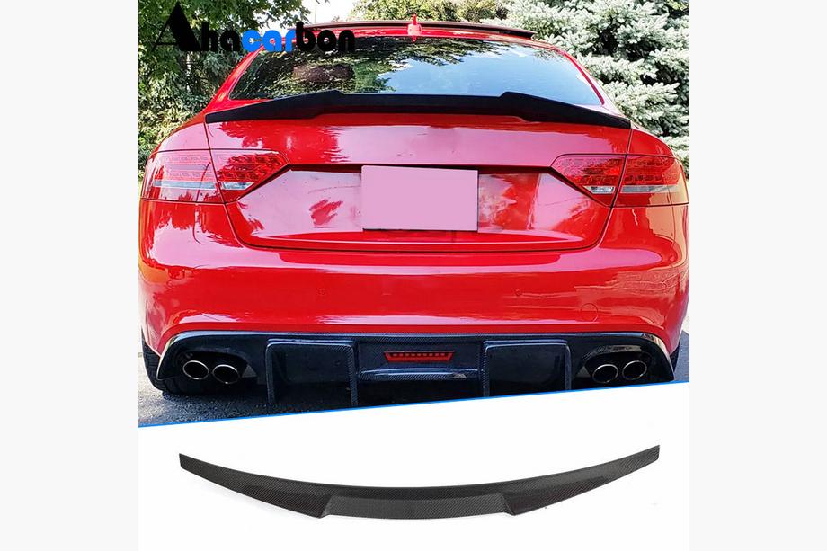 Audi A5 2007-2015 Heckspoiler V2 (für Coupe, Carbon) Image