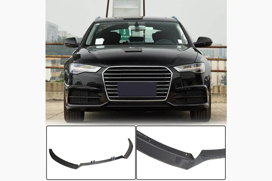 Audi A6 C7 2011-2017 Frontlippe Carbon V2 für S-Line 2014-2018 Image