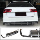 Audi A6 C7 2011-2017 Heckstoßstangen-Diffusor (für S-Line Avant 2014-2018, Carbon) Foto 1