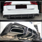 Audi A6 C7 2011-2017 Heckstoßstangen-Diffusor (für S-Line Avant 2014-2018, Carbon) Foto 4