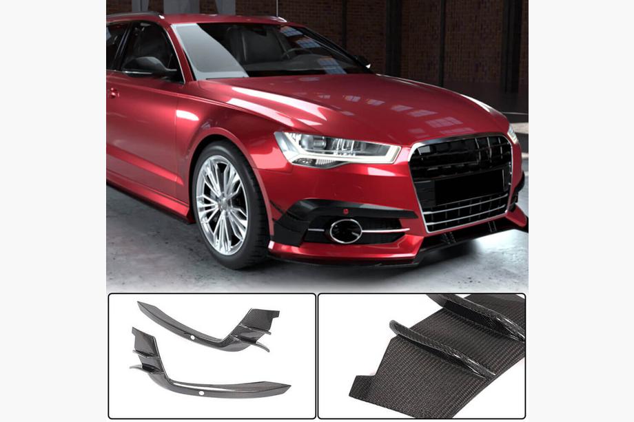 Audi A6 C7 2011-2017 Carbon Nebelscheinwerfer Abdeckungen (für S-Line 2014-2018) Image