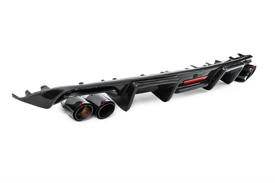 Audi A6 C7 2011–2018 Heckstoßstangendiffusor Carbon (für S-Line 2014-2018) Foto 5