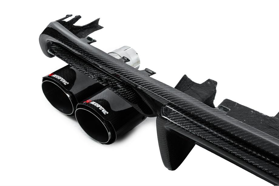 Audi A6 C7 2011–2018 Heckstoßstangendiffusor Carbon (für S-Line 2014-2018) Foto 11
