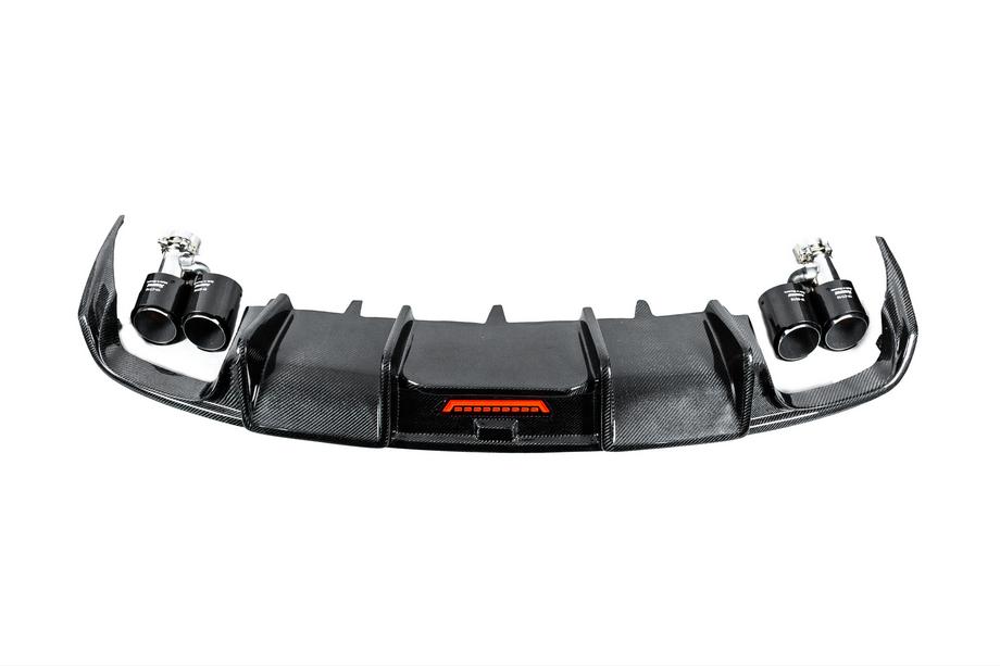 Audi A6 C7 2011–2018 Heckstoßstangendiffusor Carbon (für S-Line 2014-2018) Foto 9