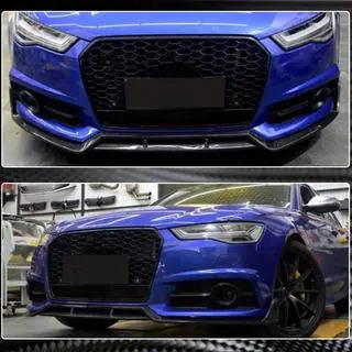 Frontlippe Carbon V1 für S-Line 2014-2018 Foto 4