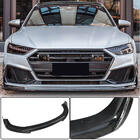 Audi A7 2018- Frontstoßstange Lippe Aufsatz (für S-Line 2018-2022, Carbon) Foto 1