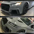 Audi TT 2014-2023 Frontstoßstange Lippe Aufsatz (für RS, 2016-2019, Carbon) Foto 4