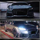 Audi TT 2014-2023 Frontstoßstange Lippe Aufsatz (für RS, 2016-2019, Carbon) Foto 5
