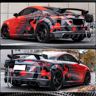 Heckstoßstangen Flaps Aufsätze (für S-line/TTS/TTRS, 2014-2019, Carbon) Audi ТТ 2014-2023 Foto 4