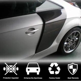 Carbon Abdeckungen für hinteres Seitenteil (Coupe) Audi TT 2006-2014 Foto 3