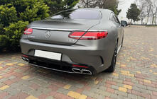 Mercedes S-class C217 Coupe 2014-2020 Heckdiffusor mit Endrohren Silver (2018-2020) Foto 1