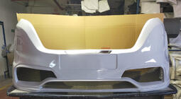 Mercedes Sprinter W907/W910 2018- Frontstoßstangenaufsatz V4 (grundiert zum Lackieren) Foto 1