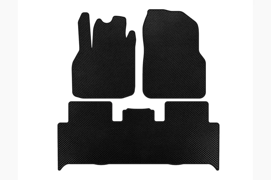 Renault Scenic/Grand 2003-2009 EVA Fußmatten (2 Reihen, schwarz) Image
