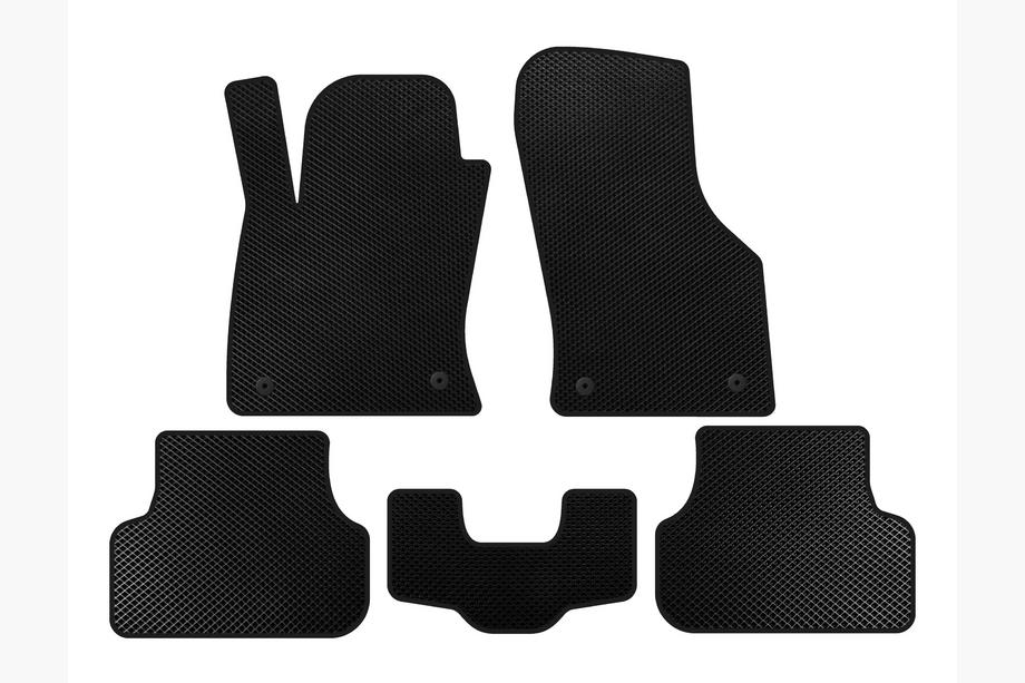 Seat Leon 2013-2020 EVA Fußmatten (2013-2016, SW, Schwarz) Image