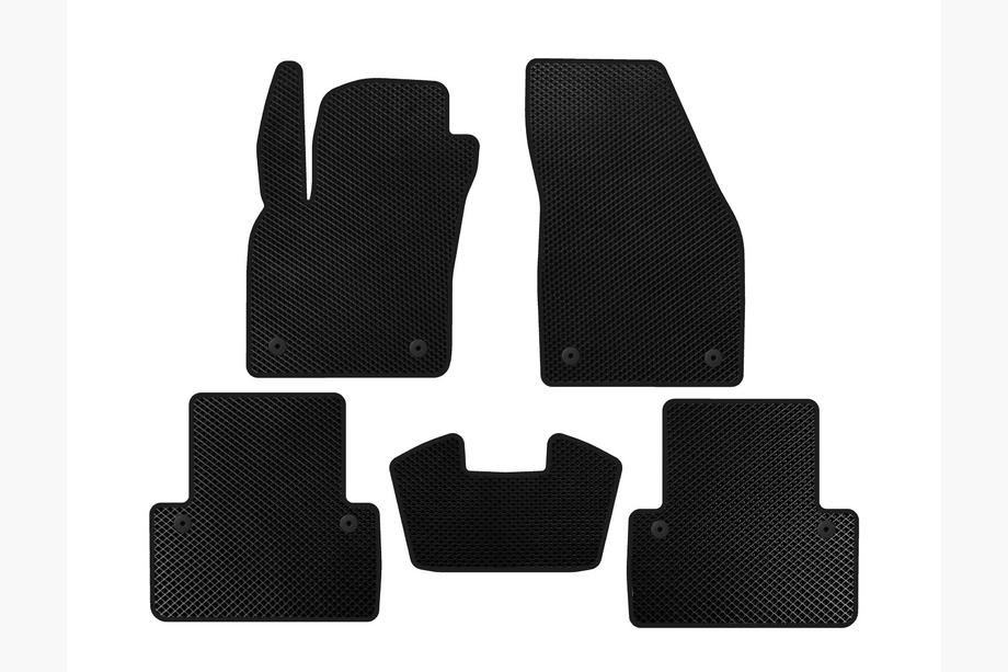 Volvo V50 2004-2012 EVA Fußmatten (2007-2012, SW, Schwarz) Image