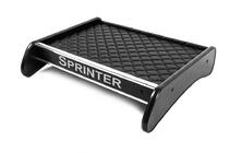 Mercedes Sprinter W907/W910 2018- Ablagebrett für Armaturenbrett (Schwarz mit schwarzer Naht) Foto 3