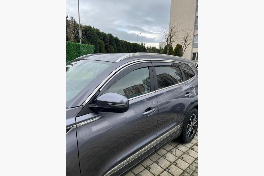 Chery Tiggo 8 2017- Windabweiser mit Chromleiste (4 Stk., Sunplex Steinless) Image