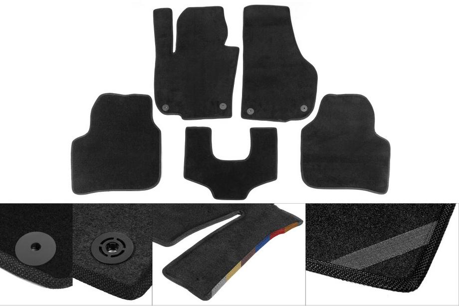 Hongqi E-HS9 2020- Textil Fußmatten Premium (schwarz) Image