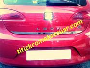 Seat Leon 2005-2012 Kofferraumleiste Edelstahl Foto 2