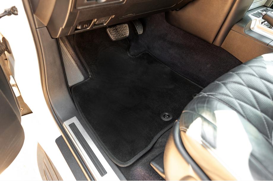 Toyota Land Cruiser 200 2007-2021 Textil Fußmatten Premium V-2 (2012-2021, Schwarz) Image