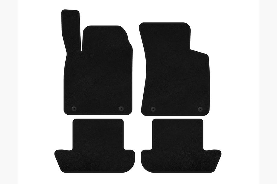 Audi TT 1998-2006 Textil Fußmatten Premium (Coupé, Schwarz) Image