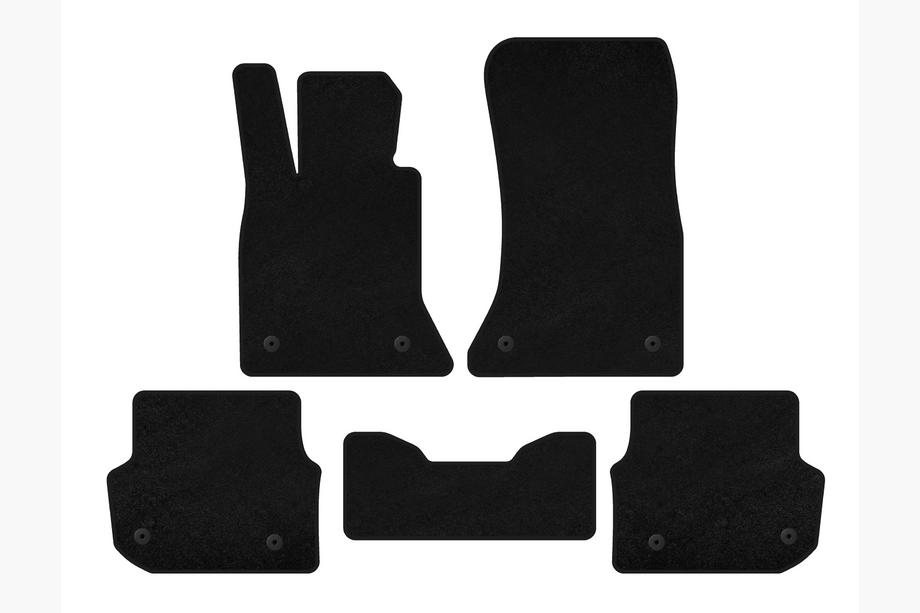 BMW 5 Series F10/F11 2010–2016 Textil-Fußmatten Premium (für F-11, Schwarz) Foto 1