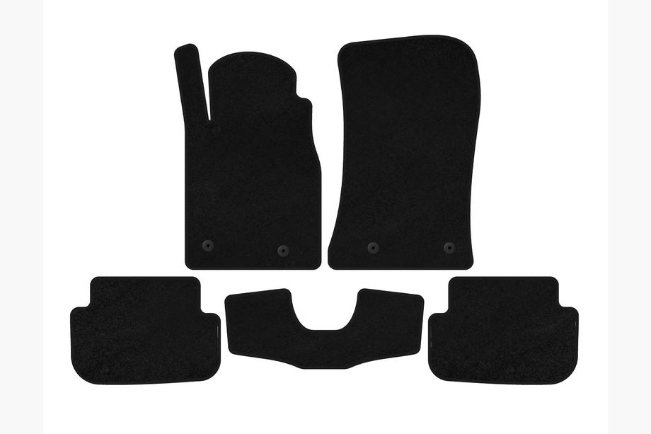 Chevrolet Camaro 2009-2015 Textil Fußmatten Premium (Schwarz) Image