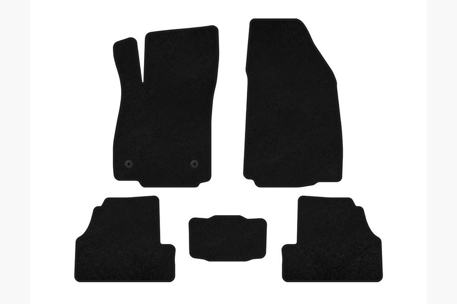 Chevrolet Trax 2012-2023 Textil Fußmatten Premium (2012-2019, Schwarz) Image