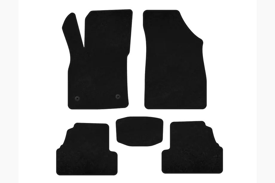 Chevrolet Trax 2012-2023 Textil Fußmatten Premium (2019-2023, Schwarz) Image