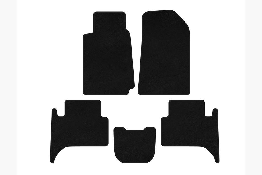 Chevrolet Trailblazer 2012-2019 Textil Fußmatten Premium (2 Reihen, Schwarz) Image
