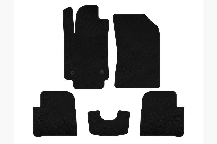 Citroen C-3 2016-2023 Textil-Fußmatten Premium (HB, Schwarz) Image